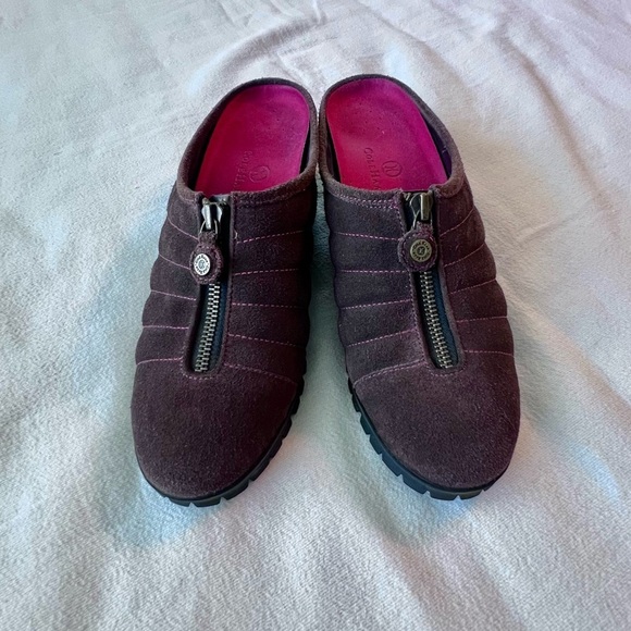 Cole Haan Air Dade Waterproof Mule Clogs Brown Suede Leather Women’s 10 - Picture 2 of 11